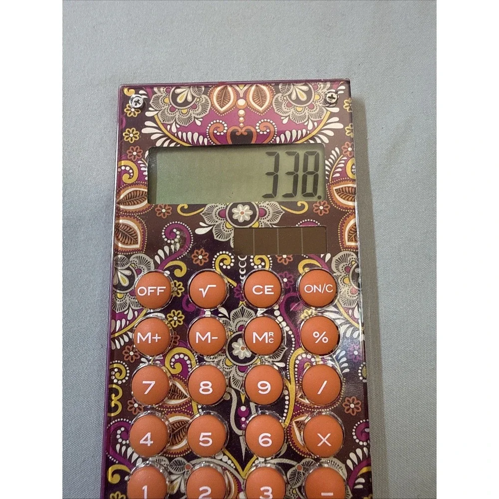 Vera Bradley Solar Powered Pocket Calculator in the 